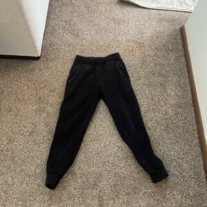 Old Navy Black Kids Jogger Sweatpants with Zipper Pockets